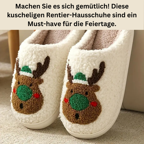 FluffSteps™ | Kuschelige Plüschhausschuhe für warmen Winterkomfort