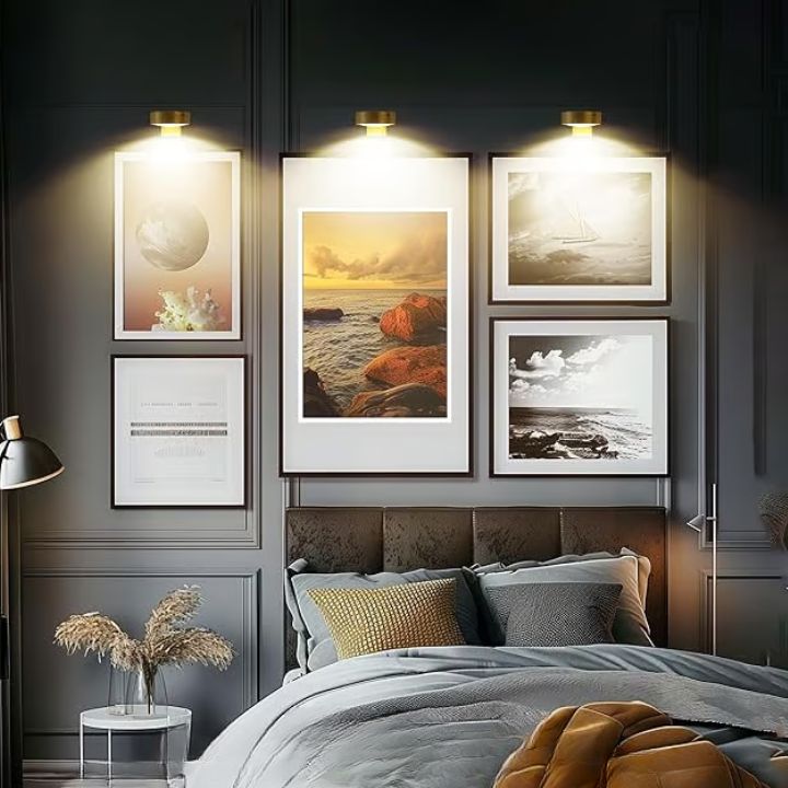 2+1 Gratis | MagniLight | Magnetische LED-Bilderleuchte – Dimmbar & wiederaufladbar