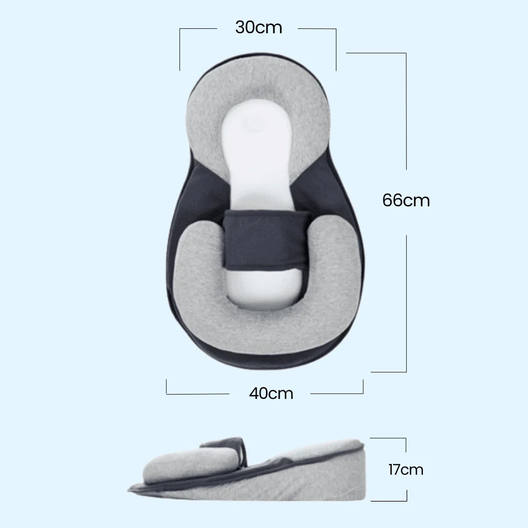 50% RABATT | CozyCradle™ |  Das ultimative Anti-Spucknester-Kissen für Babys für einen bequemen und sicheren Schlaf