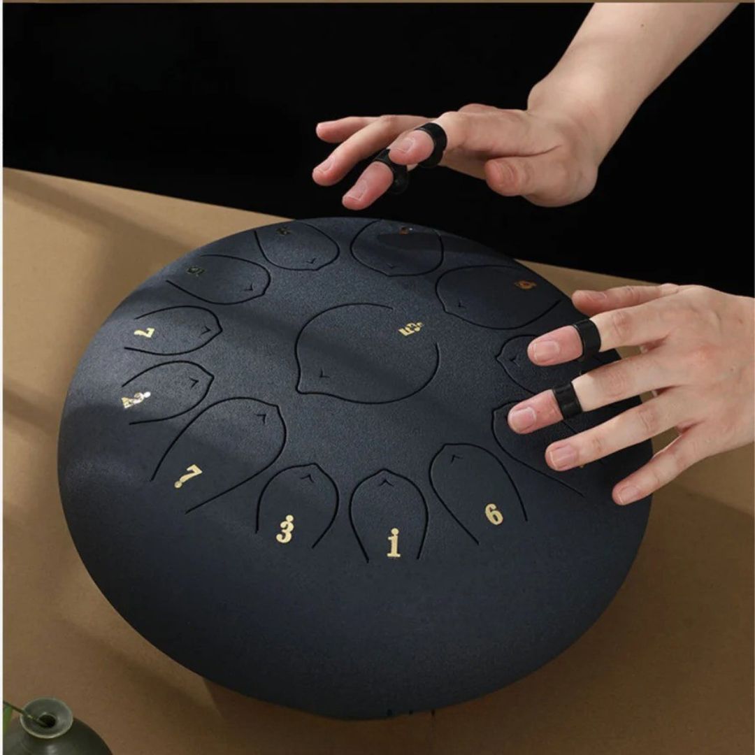 CalmOase | Handpan-Trommel für magischen Frieden und Meditation