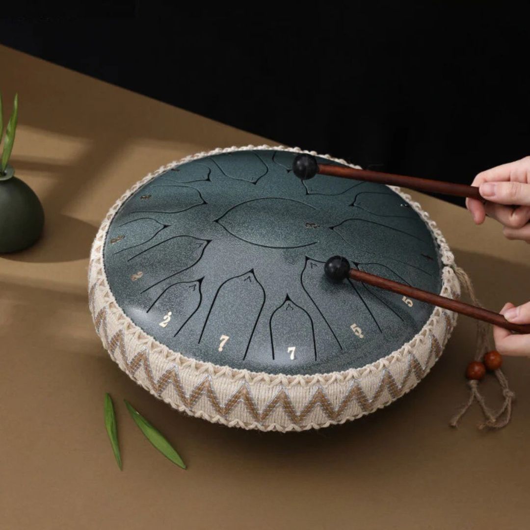 CalmOase | Handpan-Trommel für magischen Frieden und Meditation