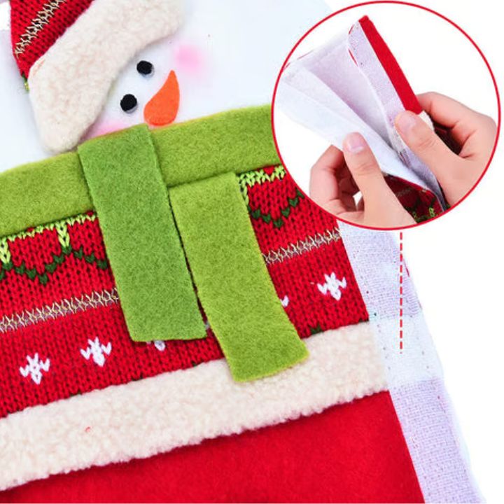 FrostyGrips™ | Weihnachtliche Schneemann-Türgriffabdeckungen