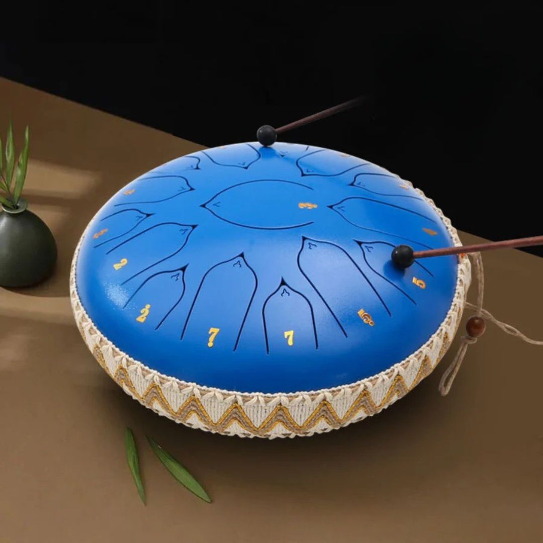 CalmOase | Handpan-Trommel für magischen Frieden und Meditation