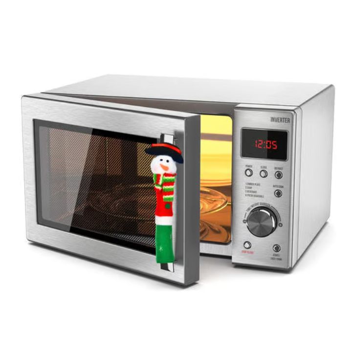 FrostyGrips™ | Weihnachtliche Schneemann-Türgriffabdeckungen