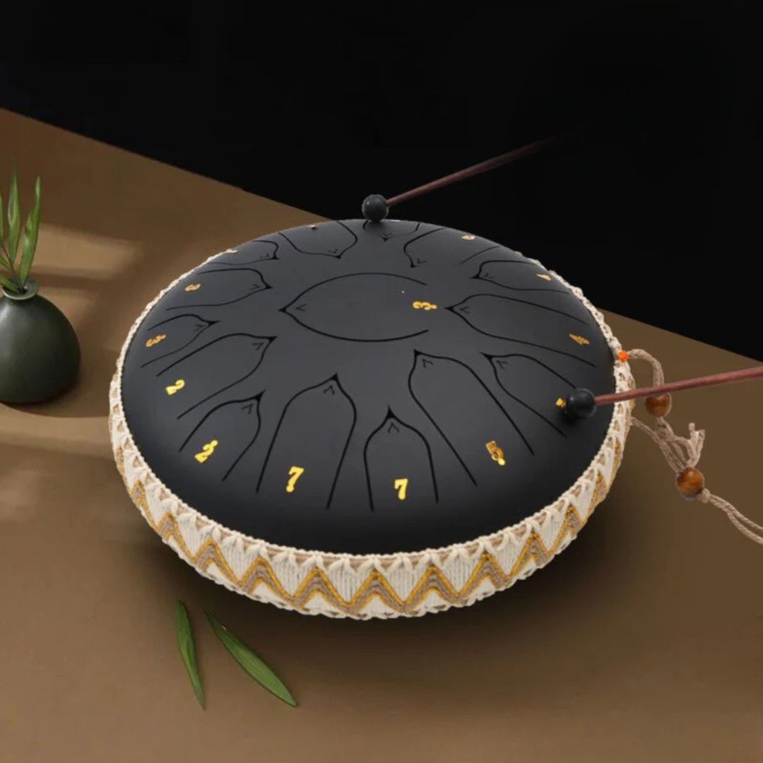 CalmOase | Handpan-Trommel für magischen Frieden und Meditation