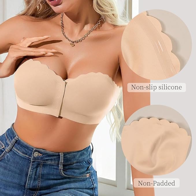 1+1 GRATIS | ClaspBra™ | Fester BH ohne Träger aus baumwolle