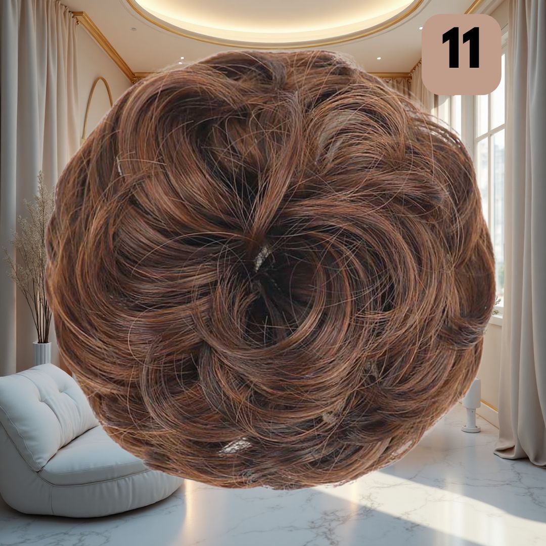 1+1 GRATIS | LoopCurl™ | Verstellbarer Duttaufsatz im Vogelnest-Design | Mehr Volumen & elegante Frisuren in Sekunden