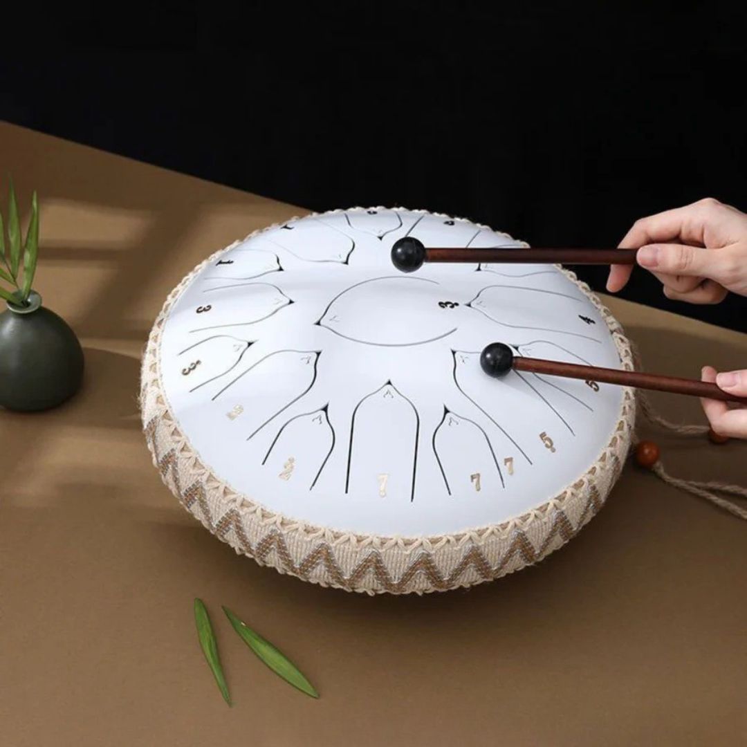 CalmOase | Handpan-Trommel für magischen Frieden und Meditation