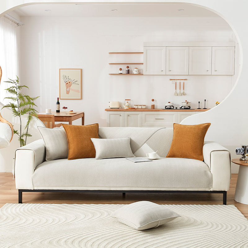 AestheticCover™ | Sofabezug aus Chenille-Stoff mit Fischgrätenmuster