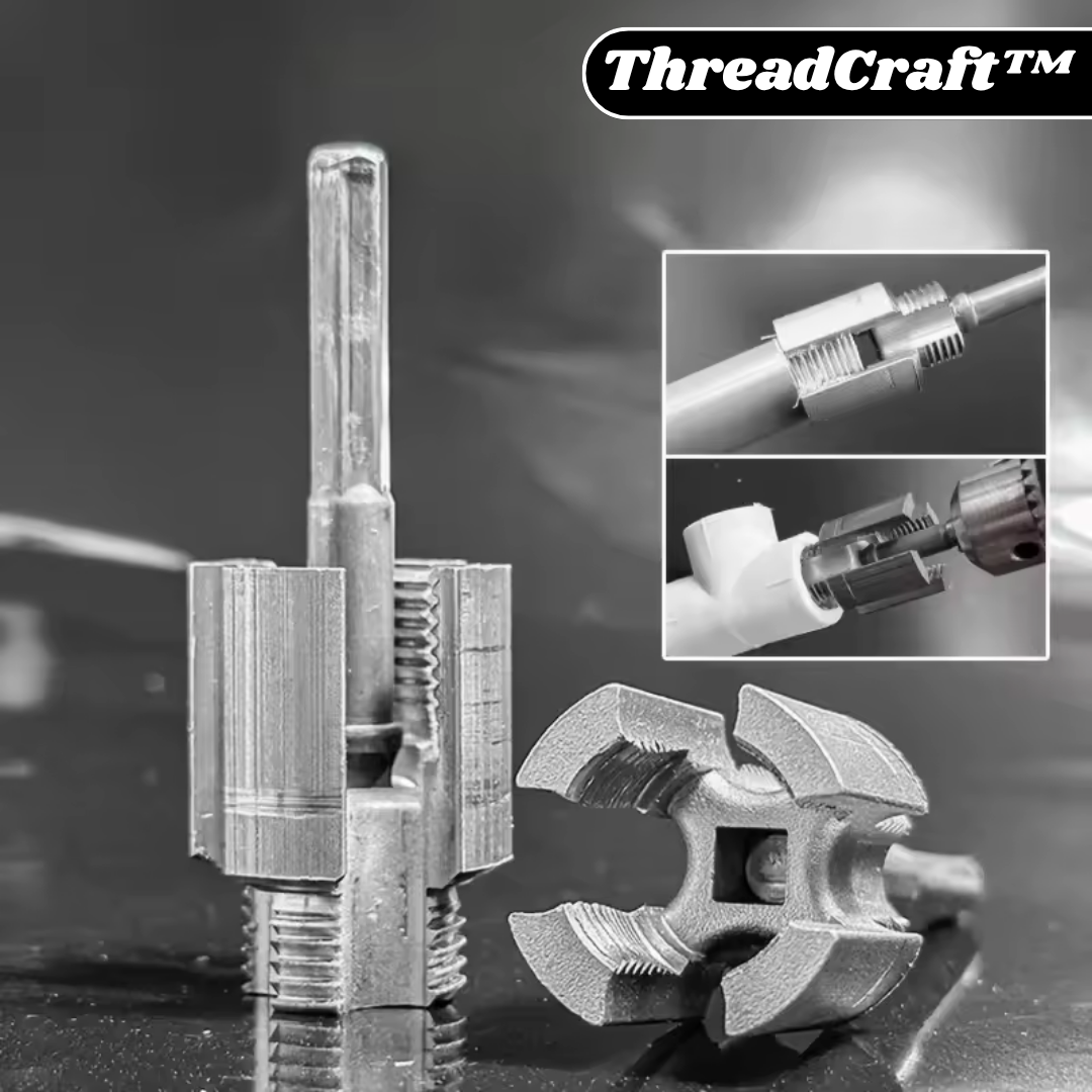 ThreadCraft™ | 2-in-1-Rohrgewindeschneider