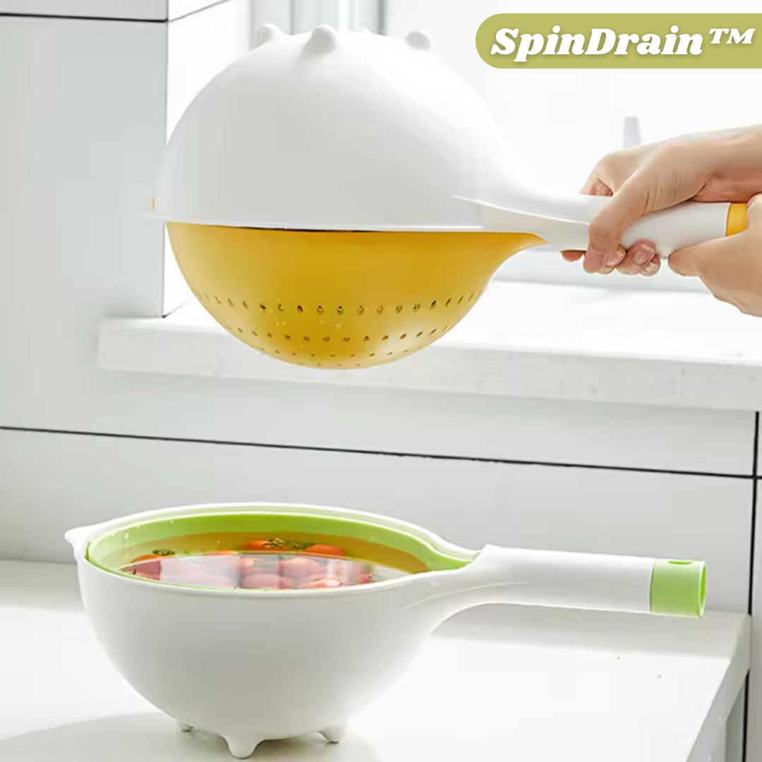 SpinDrain™ | Drehbarer Abtropfkorb