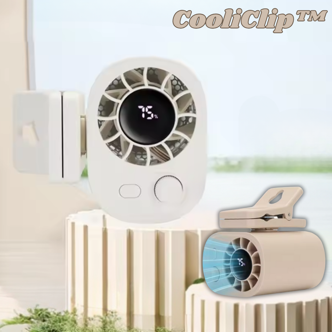 CooliClip™ | Tragbarer Clip-On-Ventilator