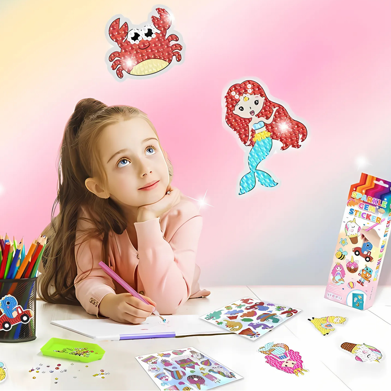 SparkCraft™ | Magisches Diamant-Malset für Kinder