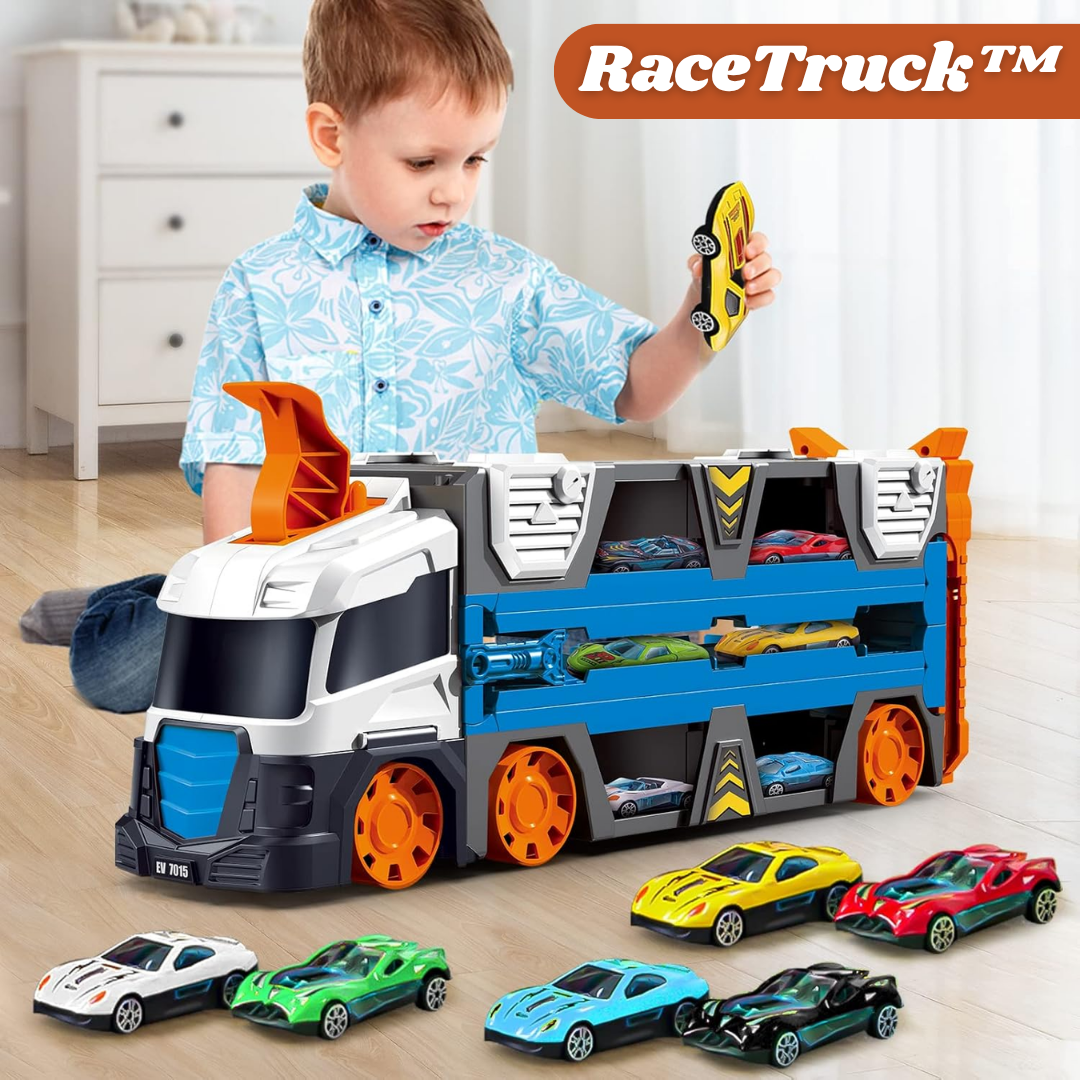RaceTruck™ | 2-in-1 Klappbare Rennstrecken-Spielzeug