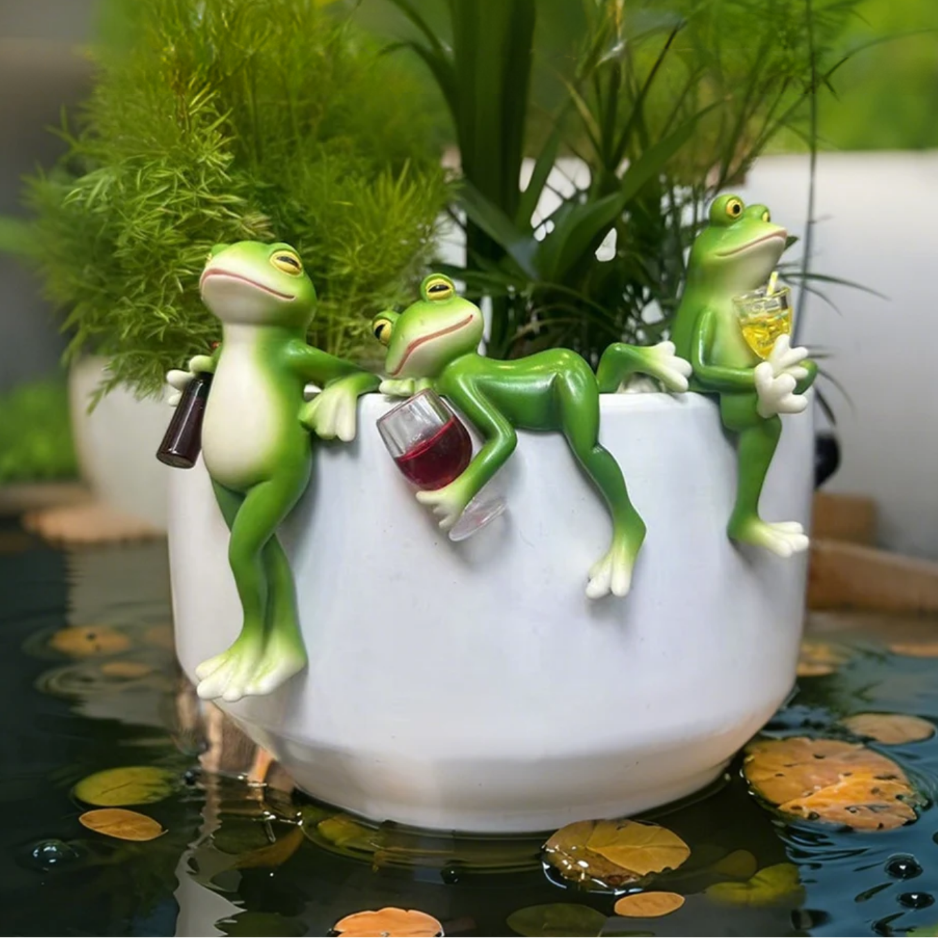 FrogWhimsy | Die freche Dekoration für Töpfe und Gärten