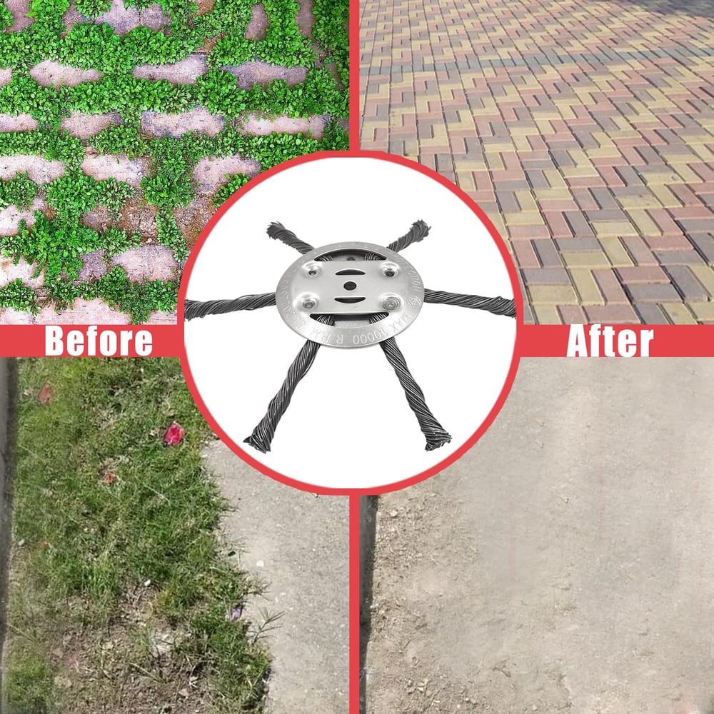 50% Rabatt | GardenBrush™ | Unkrautbürste für Hof, Wege & Garten