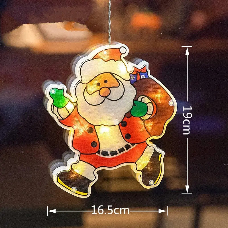 MagicGlow™ | Lichtzauber Fenster-Deko — Zaubere im Handumdrehen magische Weihnachtsmomente ins Herz Deines Zuhauses!