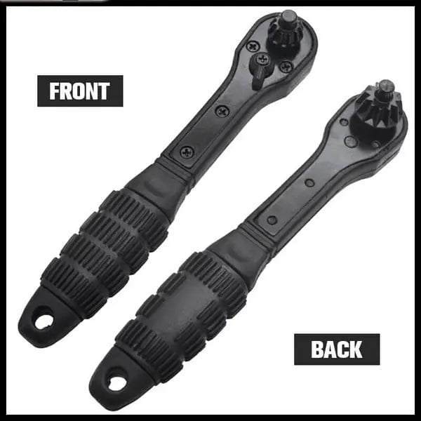DrillRatchet™ | 2-in-1 Bohrfutter-Ratsche – Ratschen-Schraubenschlüssel aus Stahl mit rutschfestem Griff