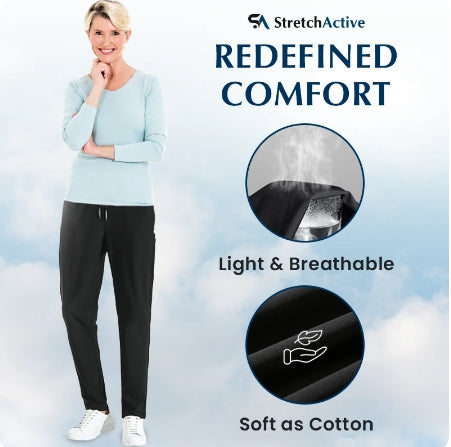 FlexiSilk™ | Superelastische Sporthose aus neutralem Ice Silk