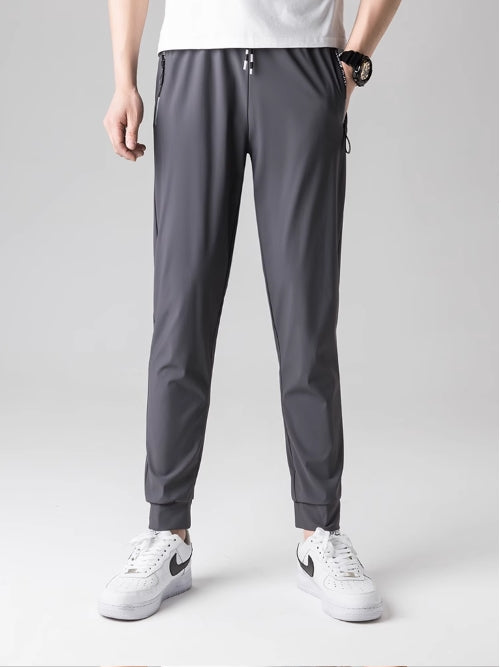 FlexiSilk™ | Superelastische Sporthose aus neutralem Ice Silk