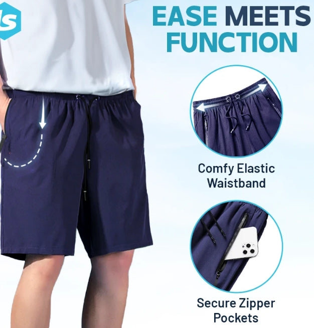 1+1 Gratis | CoolFlex™ | Unisex Ice Silk Stretch-Shorts