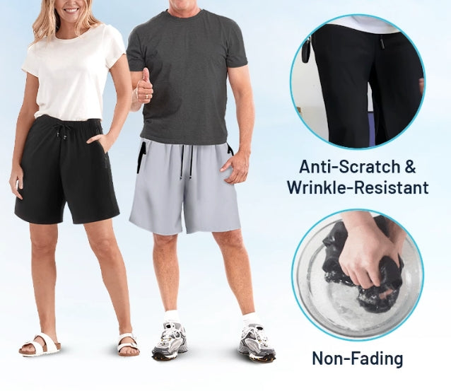 1+1 Gratis | CoolFlex™ | Unisex Ice Silk Stretch-Shorts