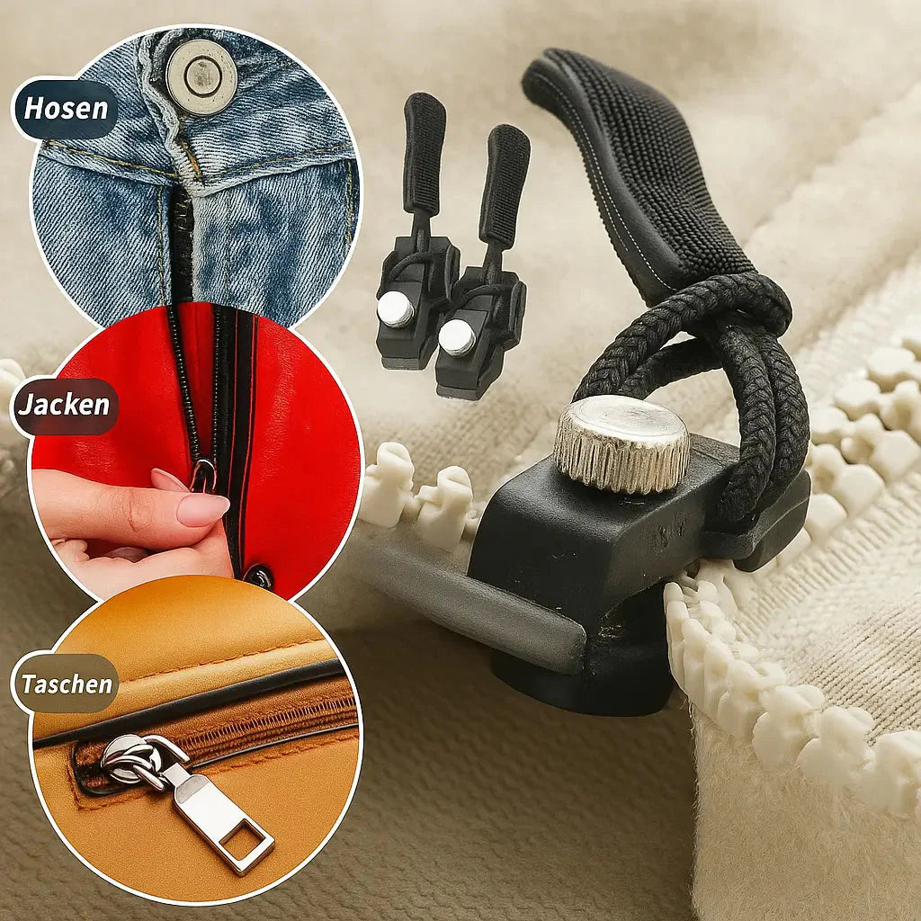 ZipFix Pro™ | Reißverschluss-Schieber Reparaturset – Universell & langlebig aus Metall