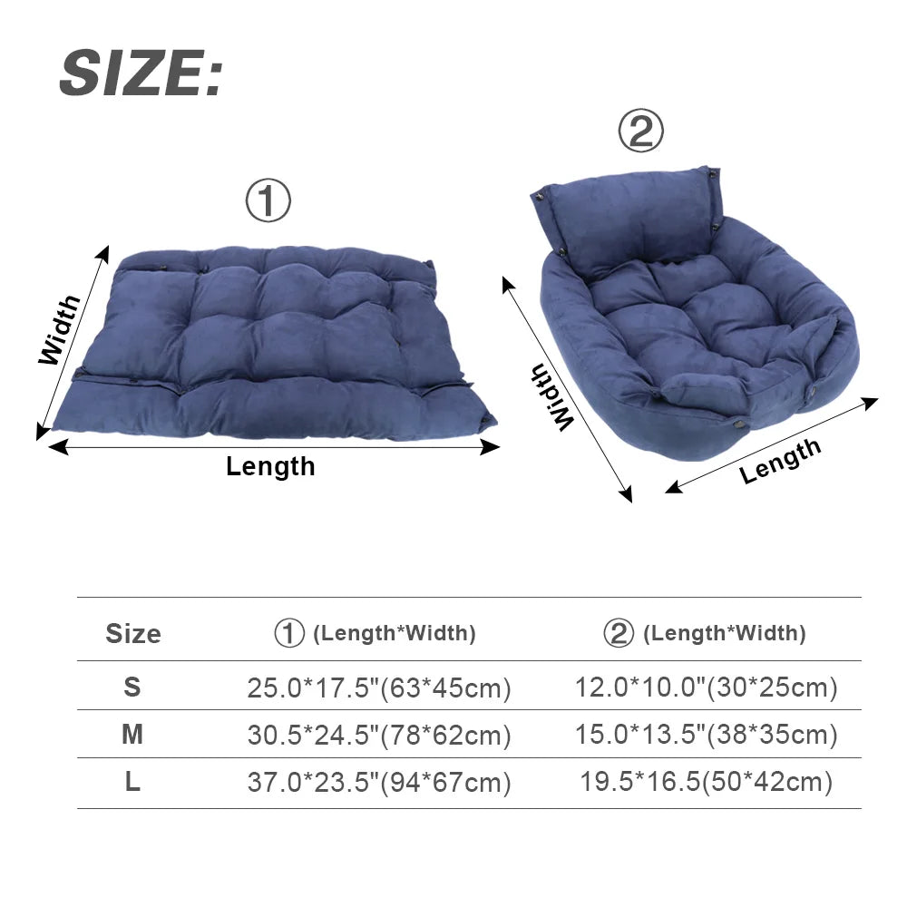 FurDream™ | 3-in-1 Bett – Gemütlicher Komfort und Glück für Ihr Haustier!