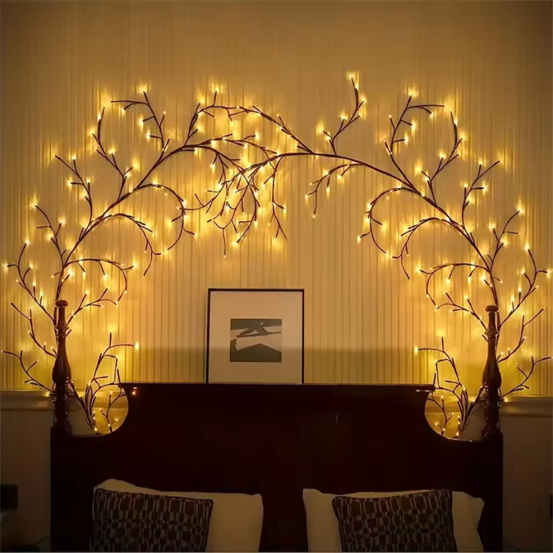 GlowLeaf™ | Verzauberte Weidenreben-Lichter