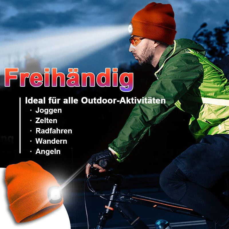 BeamBean™ | LED Stirnlampen Mütze