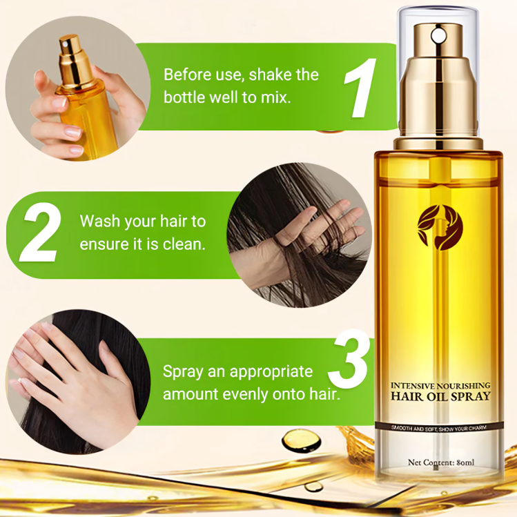 1+1 GRATIS | VelvaHair™ | Haaröl-Spray – Glänzendes, gesundes & geschmeidiges Haar in Sekunden