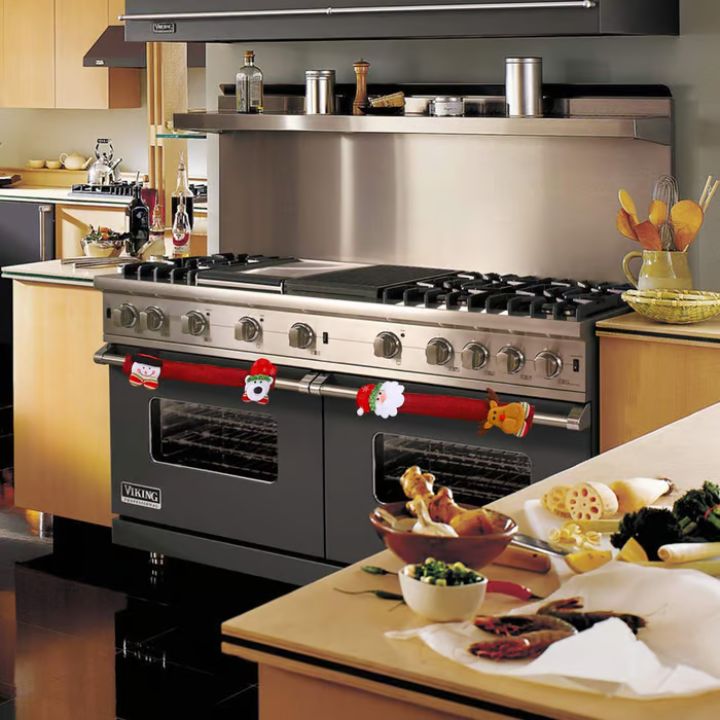 FrostyGrips™ | Weihnachtliche Schneemann-Türgriffabdeckungen