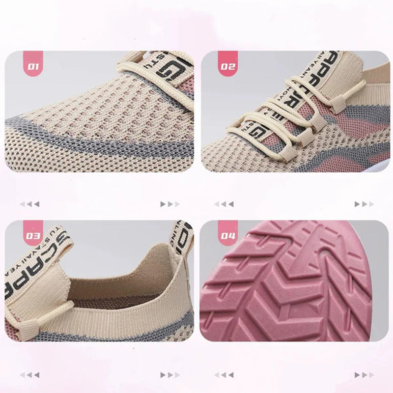 AirStride™ | Casual Damenschuhe mit Schnürsenkeln aus Mesh