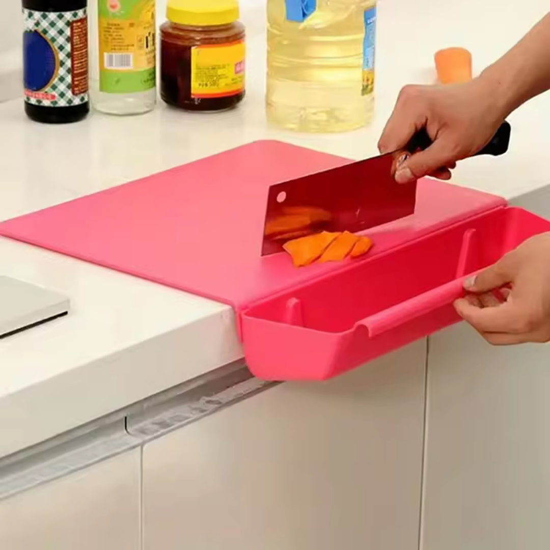 BoardBin™ | Schneidebrett mit integriertem Fach