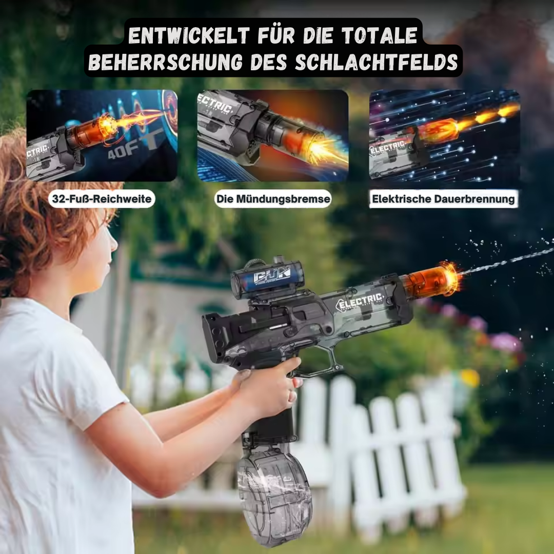 AquaFire™ | Elektrisch schießender Wasserwerfer