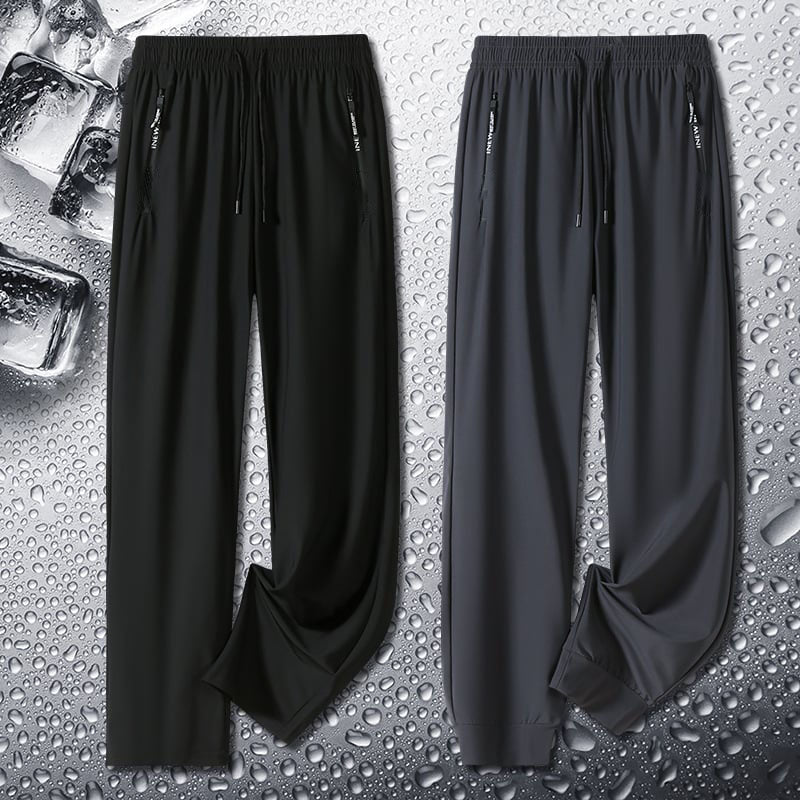 FlexiSilk™ | Superelastische Sporthose aus neutralem Ice Silk