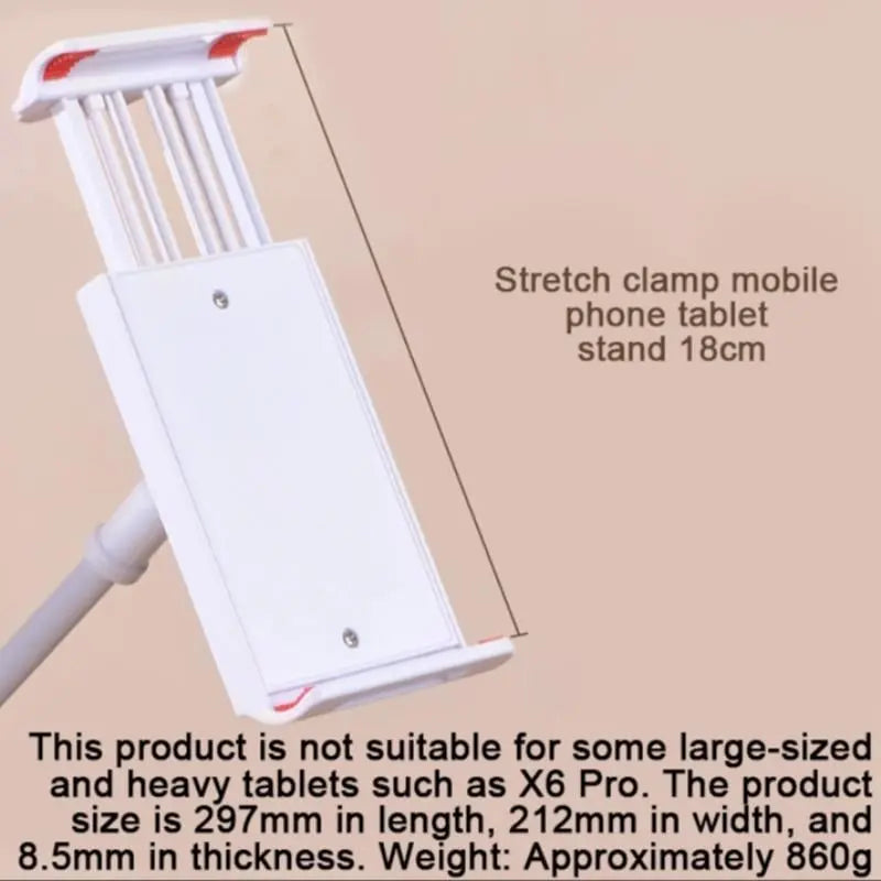 FlexMount™ | 360° Smartphone- & Tablet-Halter | Freihändig Filme schauen im Bett