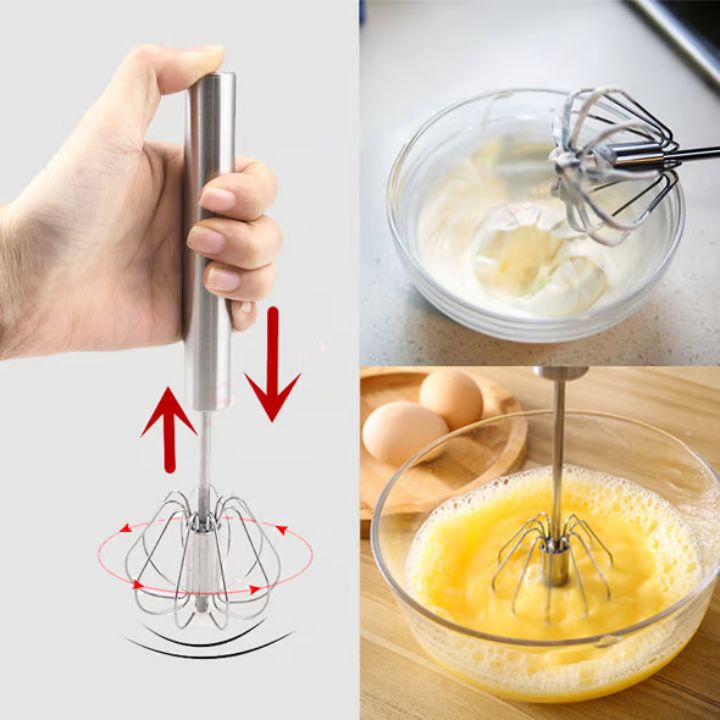 WhiskBuddy | Edelstahl-Schneebesen – Schnelles & Einfaches Mixen