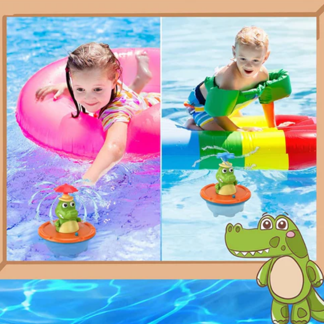 GlowGator™ | Krokodil-Badespielzeug