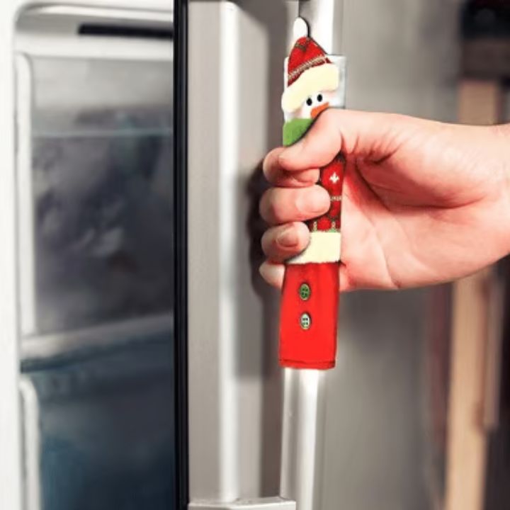 FrostyGrips™ | Weihnachtliche Schneemann-Türgriffabdeckungen