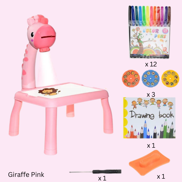50% RABATT | ArtiGlow™ | Der Magische Projektor für Kreative Kinder: 24 Bilder, Unendlicher Spaß!
