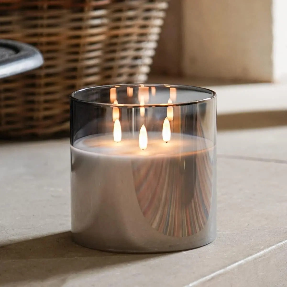 LedCandle™ |  Große LED-Glaskerzen — gemütliche Atmosphäre per Fernbedienung