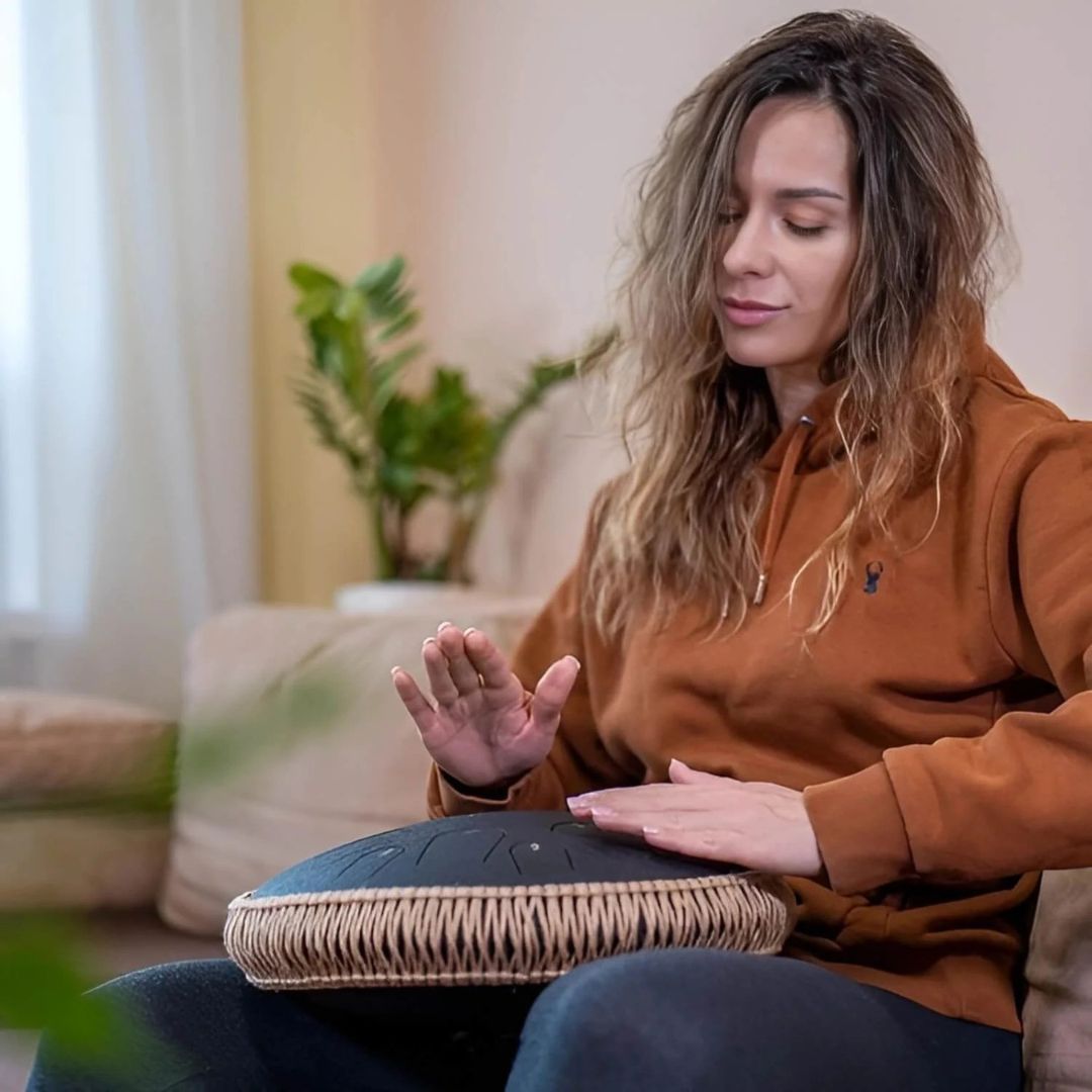 CalmOase | Handpan-Trommel für magischen Frieden und Meditation