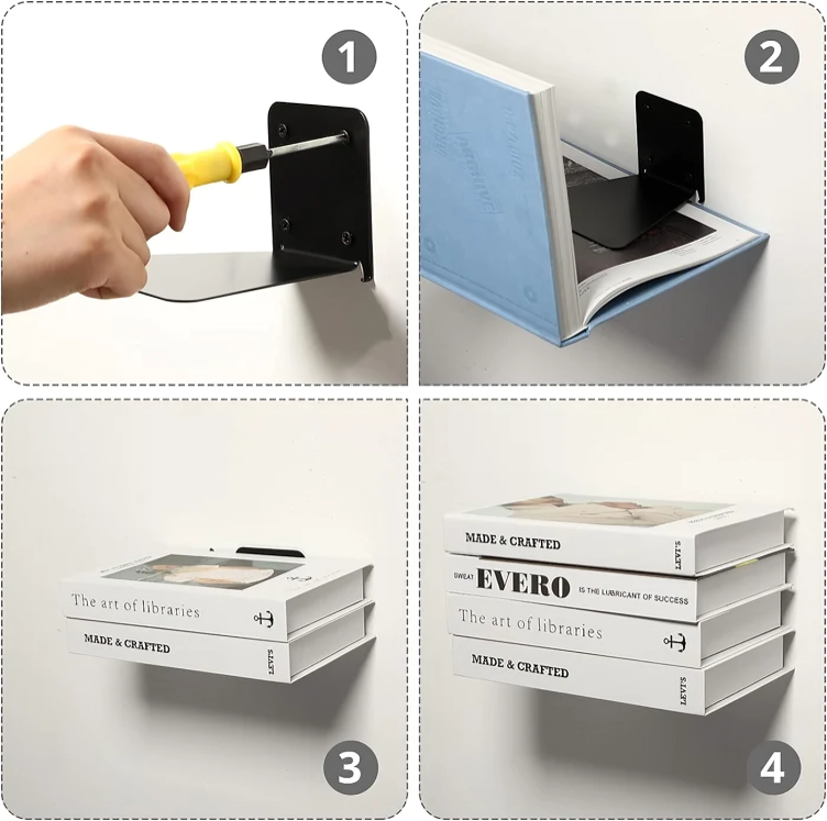 1+1 Gratis | FloatyBooks™ | Verleihen Sie Ihrem Raum mit atemberaubenden schwebenden Buchdisplays neuen Glanz
