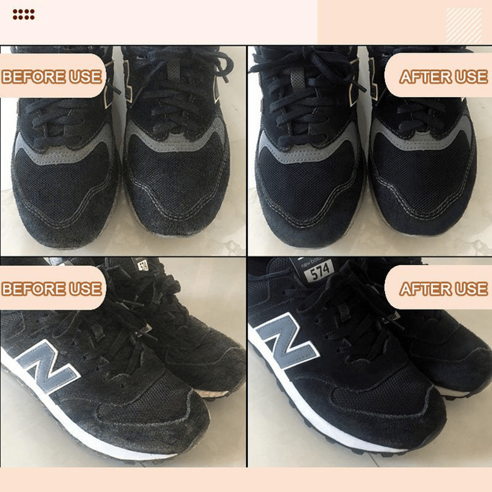 1+2 GRATIS | ShoeGuard™ | Gummischuhbürste für sanfte Reinigung