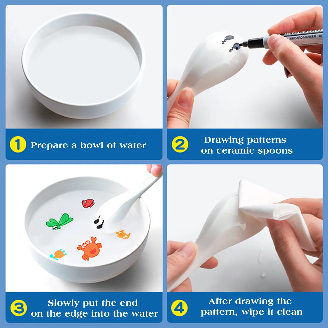 Magic Water Markers™ | Kreative Kunstwerke im Wasser