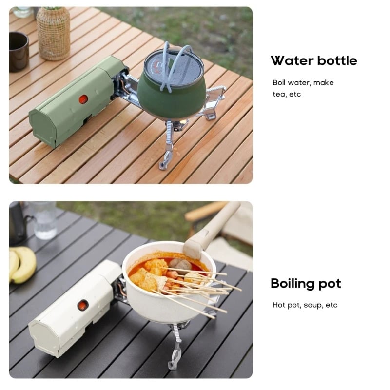 FlameFold™ | Kompakter faltbarer Spyder Camping-Gaskocher