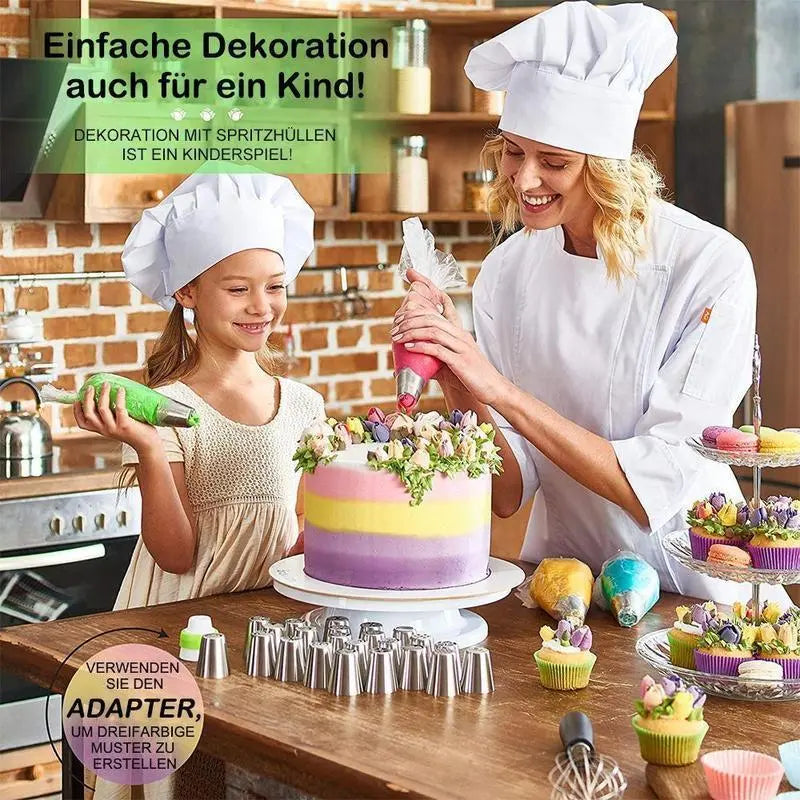 BeautyBake™ | Schöne und professionelle Torten backen! | Satz von 14 [Letzter Tag Rabatt]