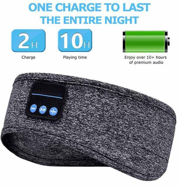 50% RABATT | SleepTune™ | 3-in-1 Bluetooth-Schlaf- & Sportstirnband mit Wärme-Augenmaske