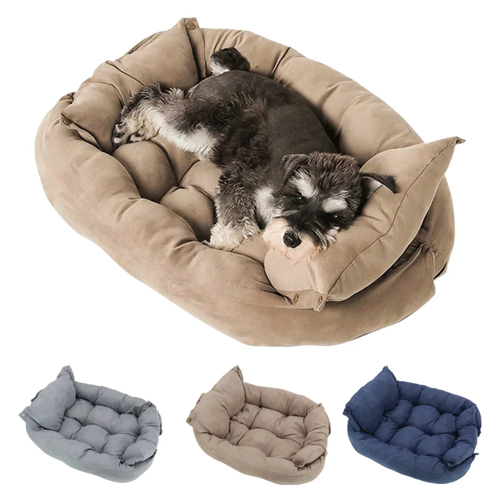 FurDream™ | 3-in-1 Bett – Gemütlicher Komfort und Glück für Ihr Haustier!